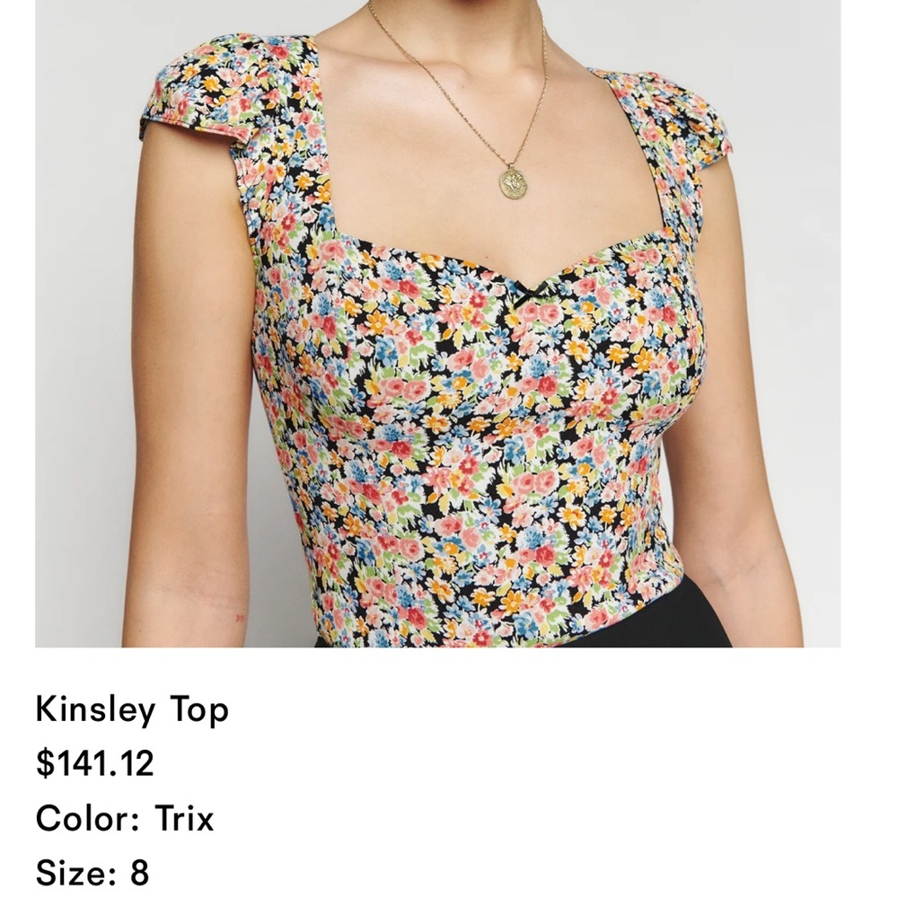 The Reformation Kinsley Top - NWT Size 8